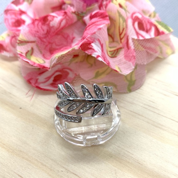 Silver CZ Resizable Ring - Picture 8 of 8